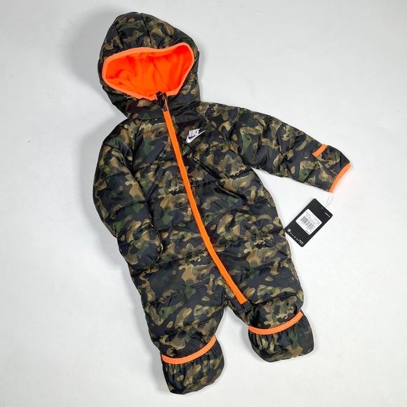 NIKE ARMY CAMO 15-18 Lb 6 MO Baby Banting Pram Bag Snowsuit - Picture 6 of 6